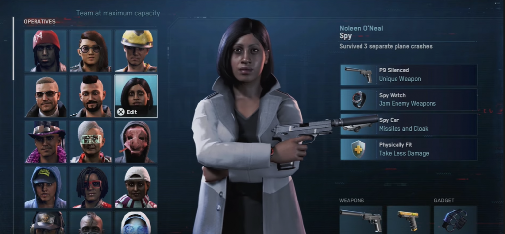 Watch dogs legion Spy Recruitment with silenced gun, spy watch, spy car and physically fit skills