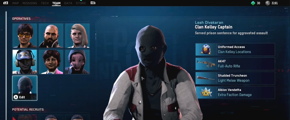 Watch Dogs legion uniformed access of clan kelley captain