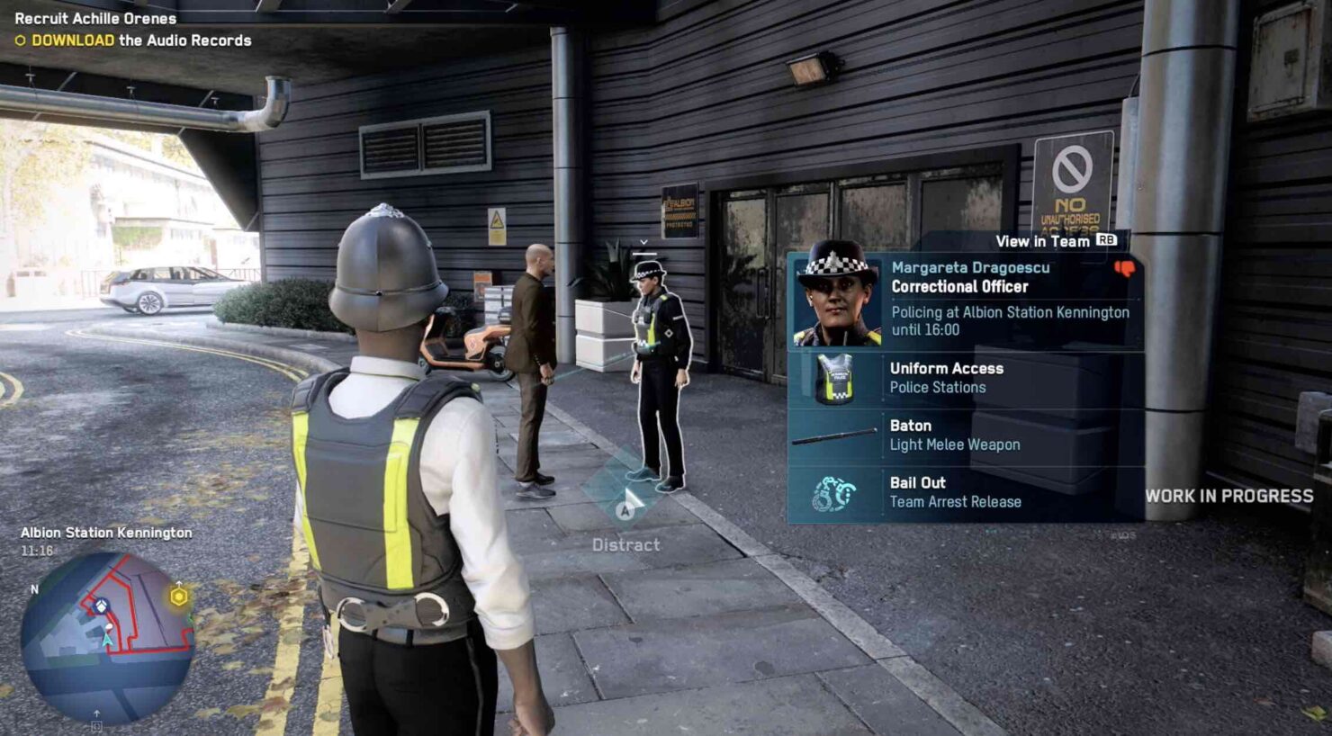 Watch Dogs Legion uniformed access for police officers