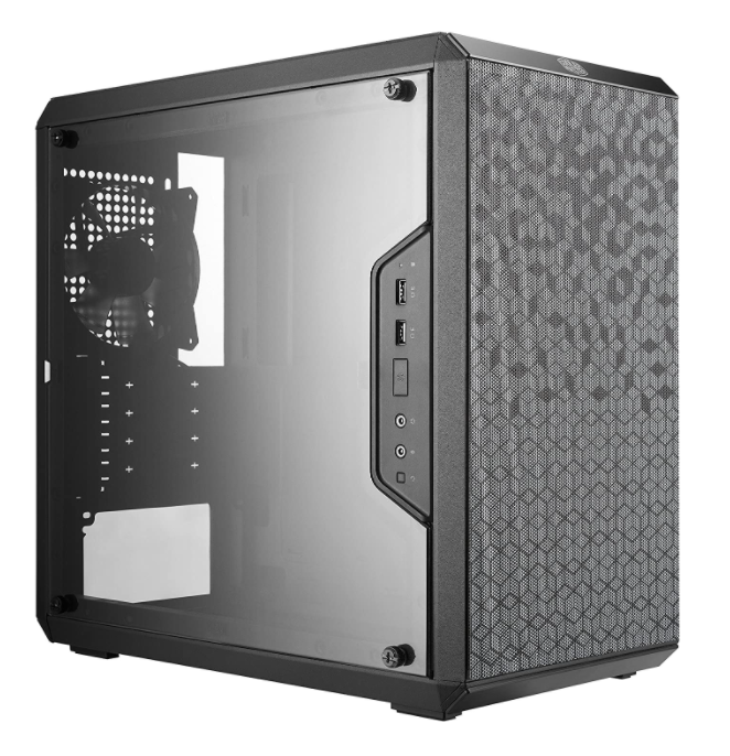 Cooler Master MasterBox Q300L Micro-ATX Tower with Magnetic Design Dust Filter, Transparent Acrylic Side Panel, Adjustable I/O & Fully Ventilated