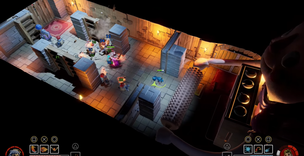 It Takes Two Castle isometric RPG perspective battle