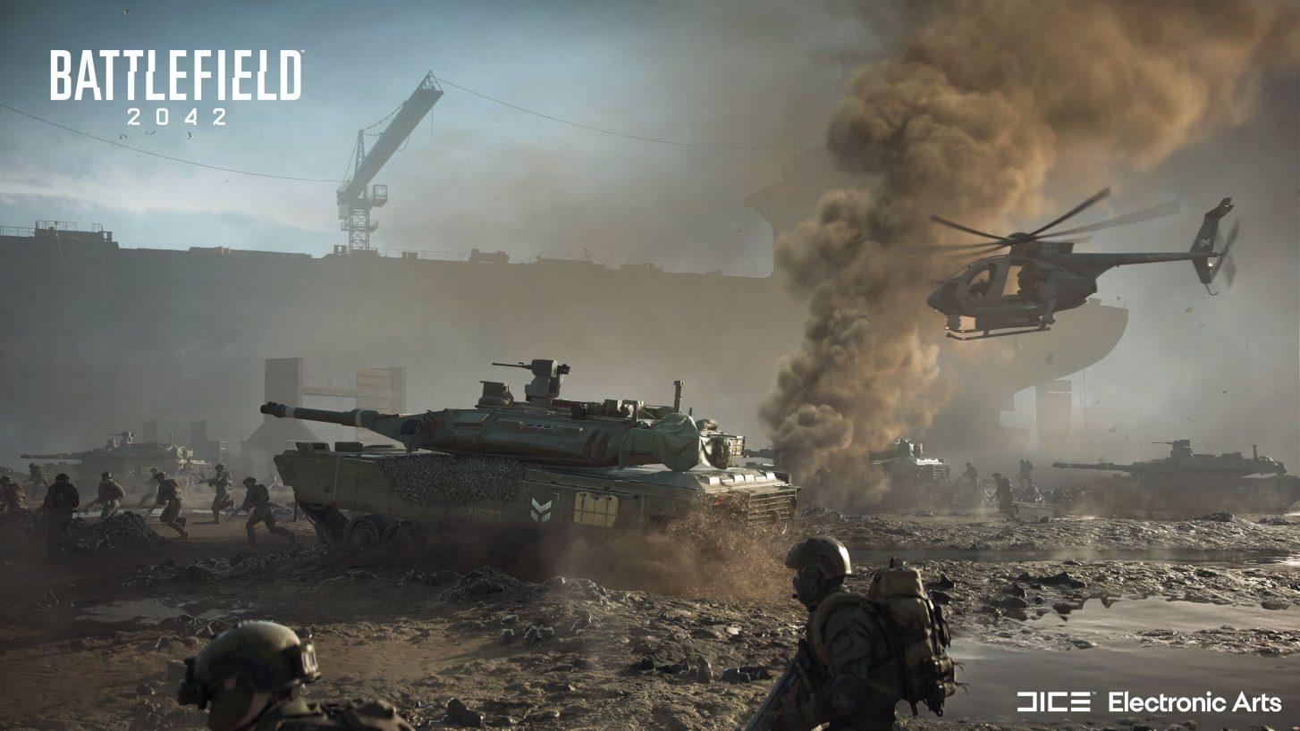 battlefield 2042 tank and helicopter