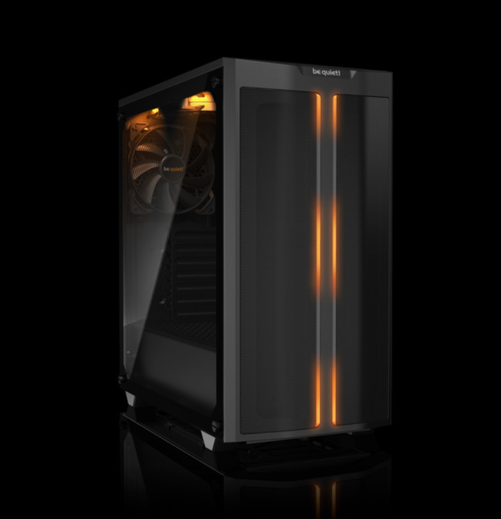 be quiet! Pure Base 500DX PC Case black with orange lights