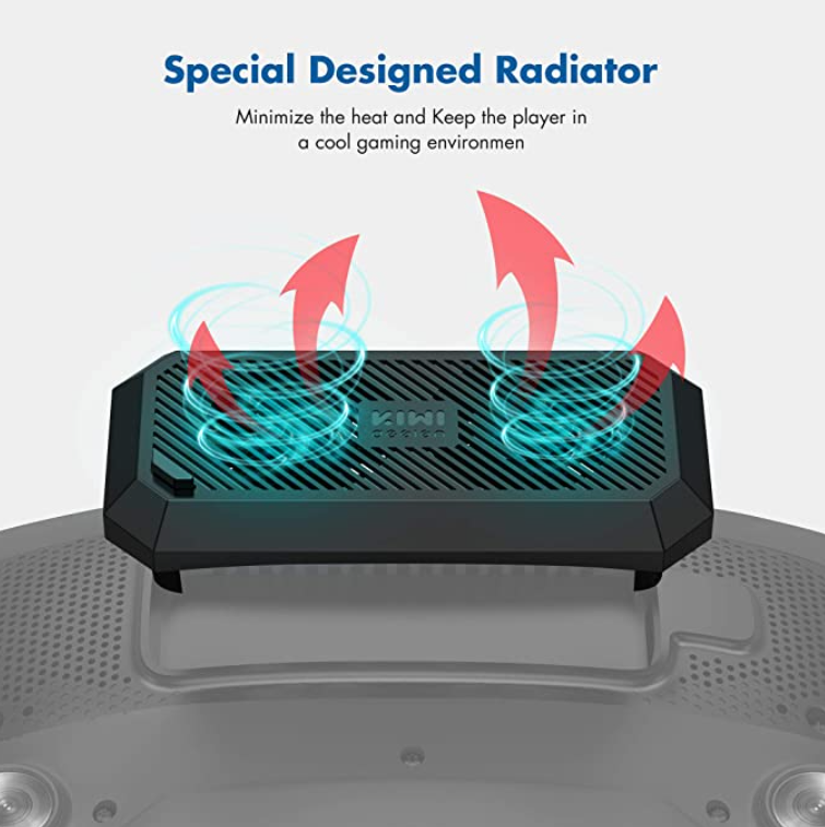 Kiwi Design USB Radiator fan airflow diagram for Valve Index headset