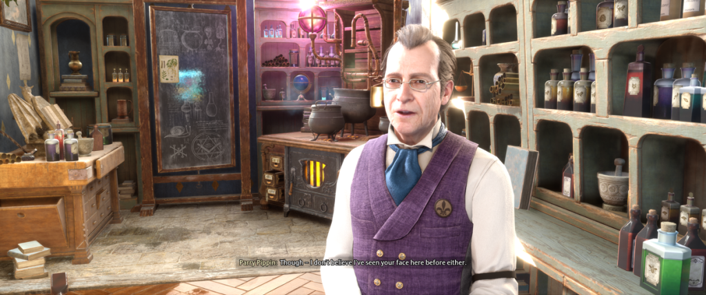 Parry Pippin the potion salesman of Hogsmeade