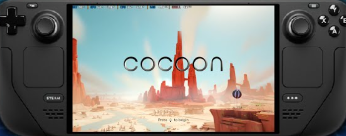 Cocoon game on Steam Deck
