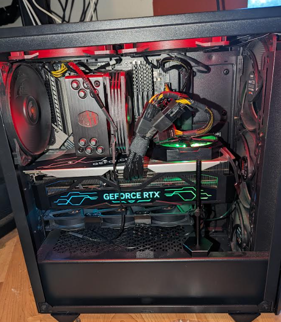 beQuiet case with Galax RTX 4090 installed