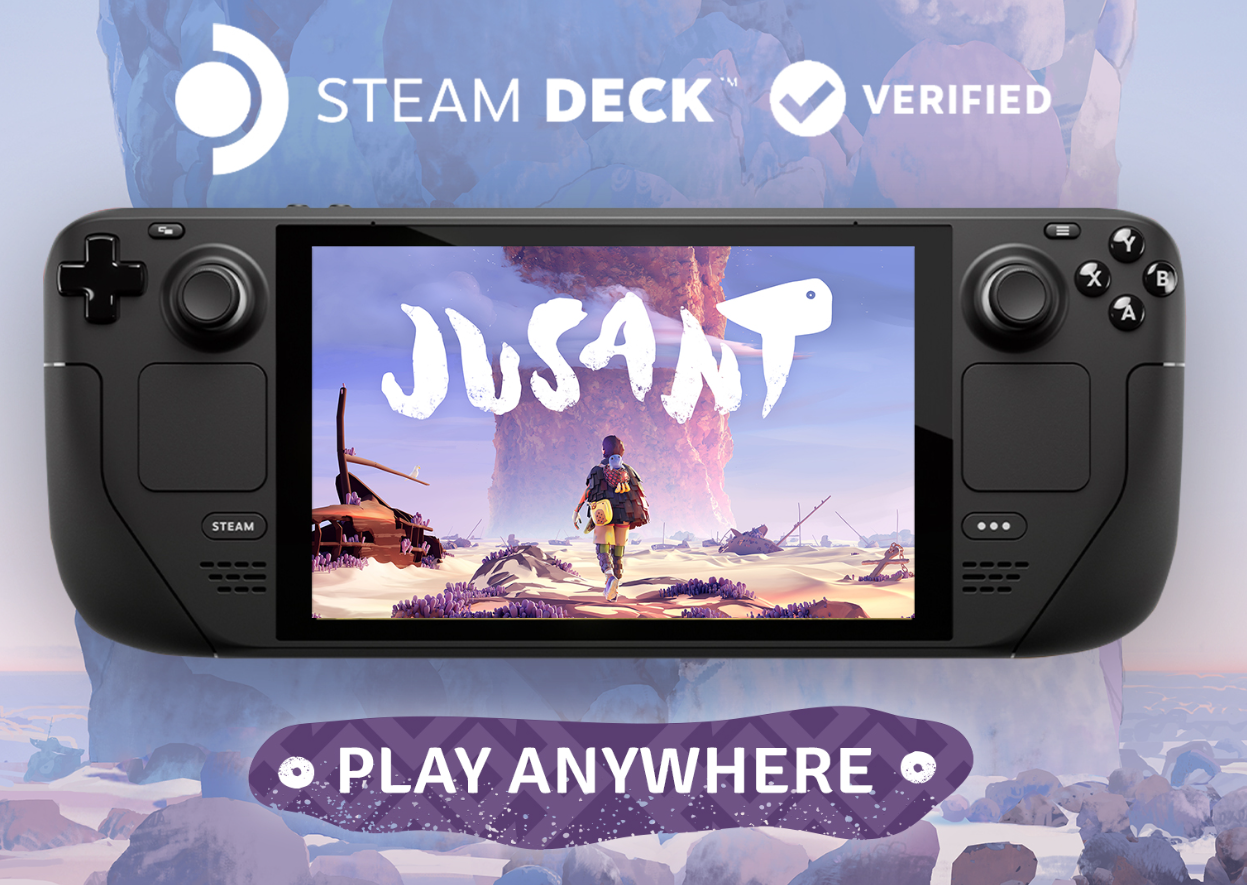 Jusant game on Steam Deck verified play anywhere