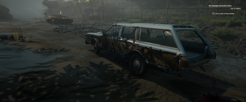 Station Wagon in the exclusion zone
