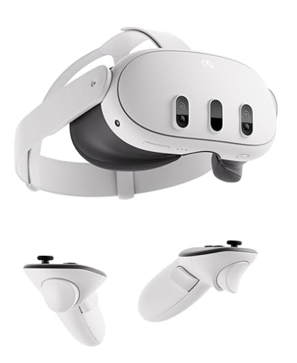 Quest 3 headset and controllers