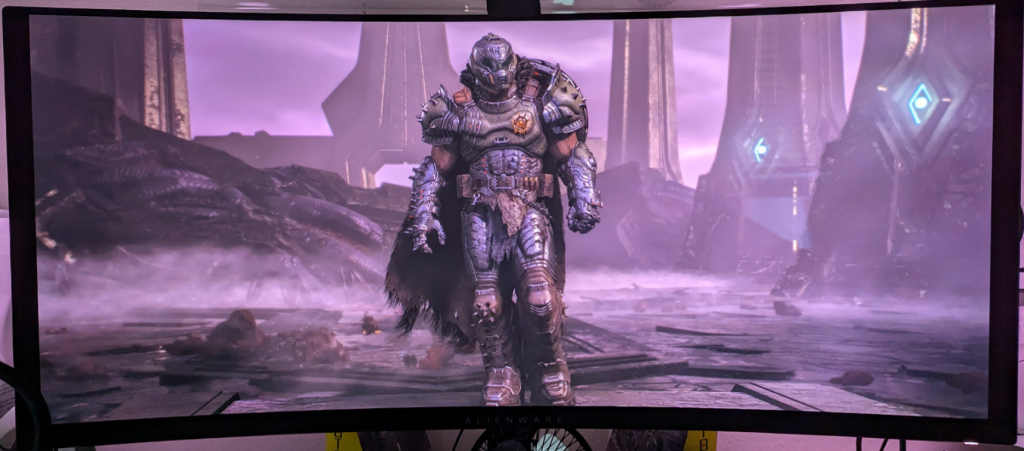 Doom Slayer doing cutscenes