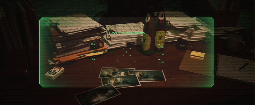 Robocop game investigation mode