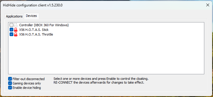 HidHide for hiding controllers you are trying to map to a virtual xbox controller