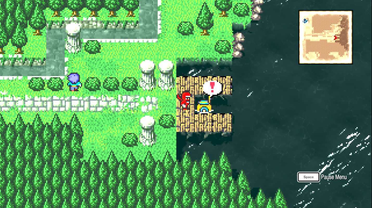 Final Fantasy Pixel Remaster in town ready to jump into the submarine