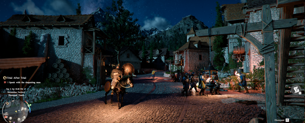 Night in Hernand in Crimson Desert