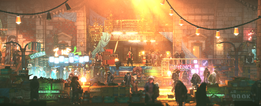 Replaced Mall safehouse with colorful lights