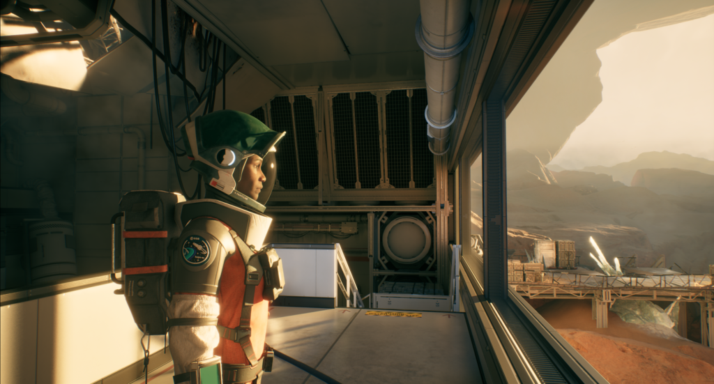 Ariane Montclair Watching Aphelion Ariane Montclair staring out the window